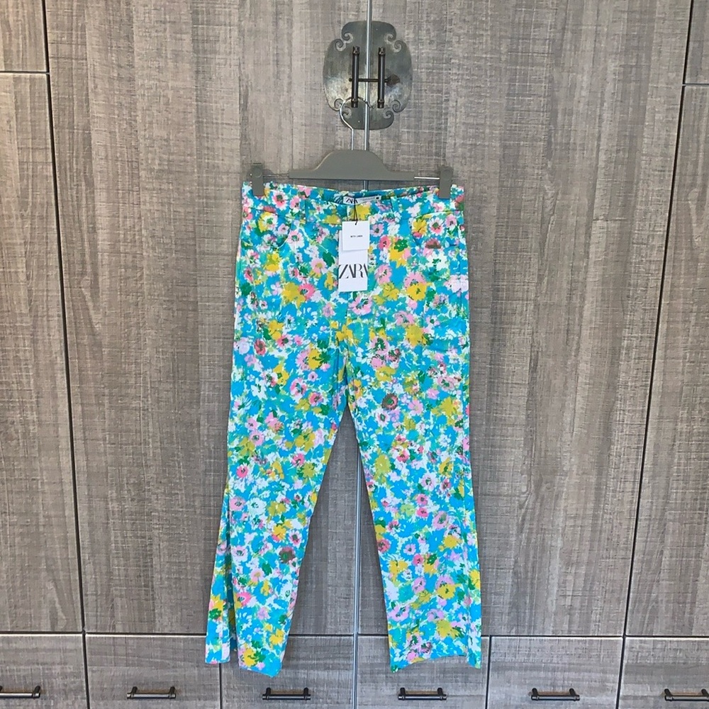 Zara Floral Printed‎ Trousers